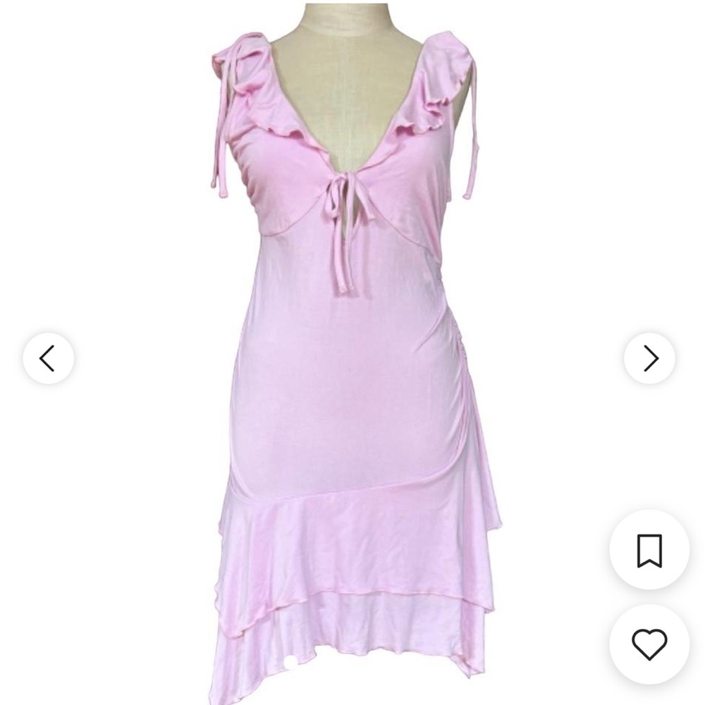 Wild Fable Pink Ruffle Dress
